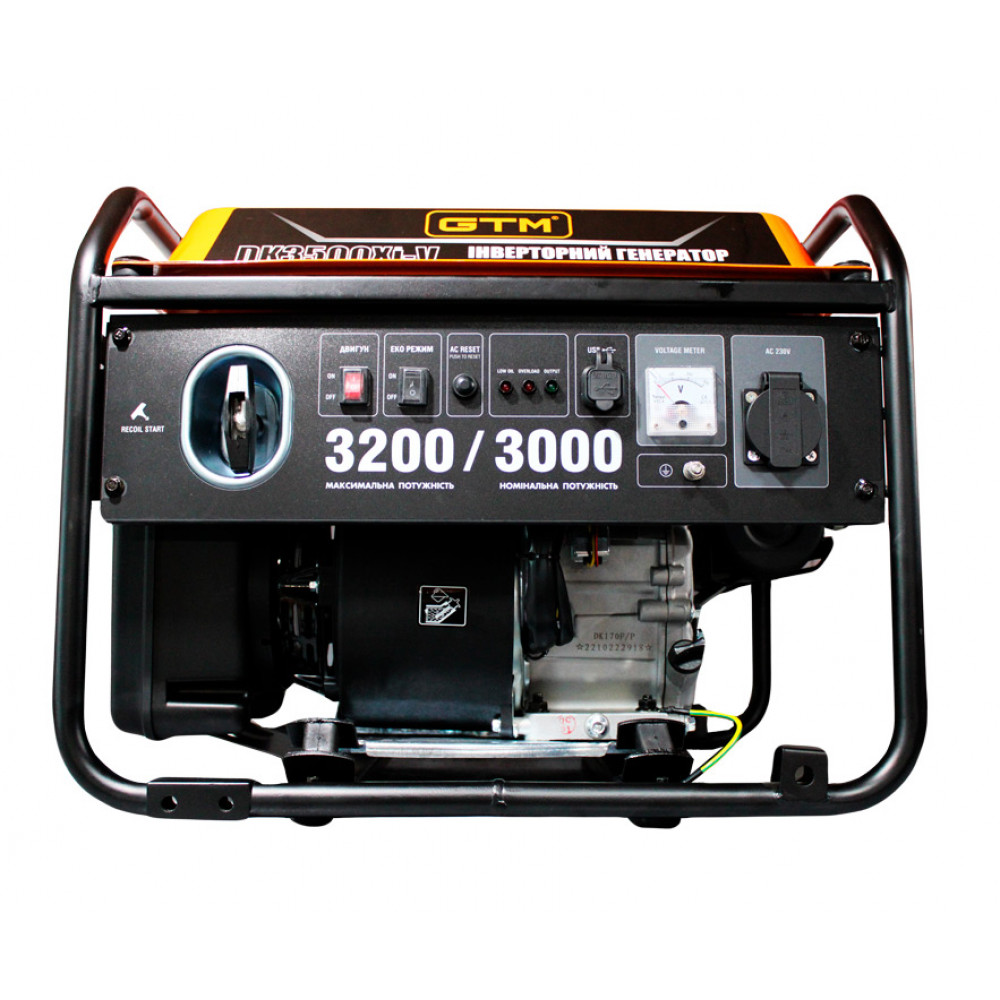 Генератор інверторний GTM DK3500Xi-V 3.2кВт