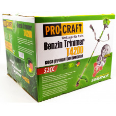 Бензокоса ProCraft T-4200 (3 ножі, 1 котушка)