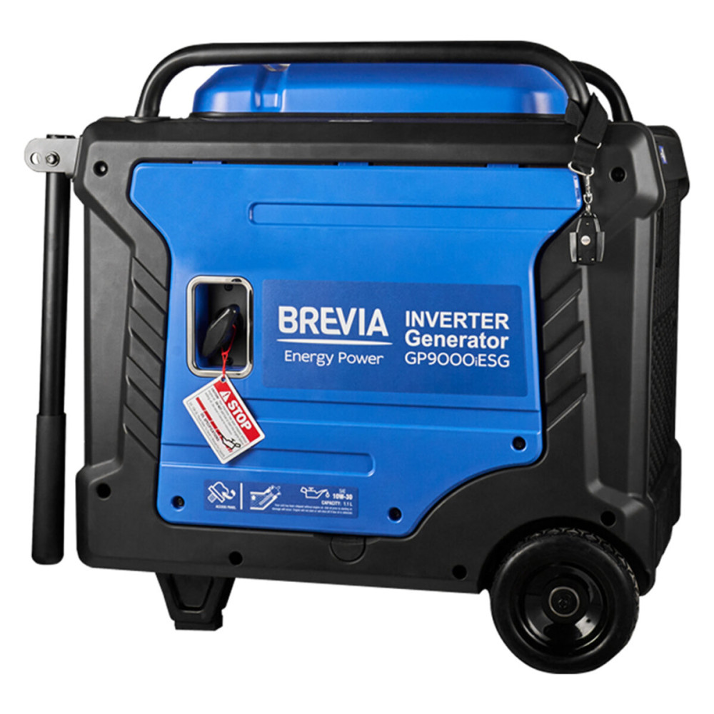 Генератор инверторный газобензиновий Brevia GP9000iESG 8.0кВт автозапуск