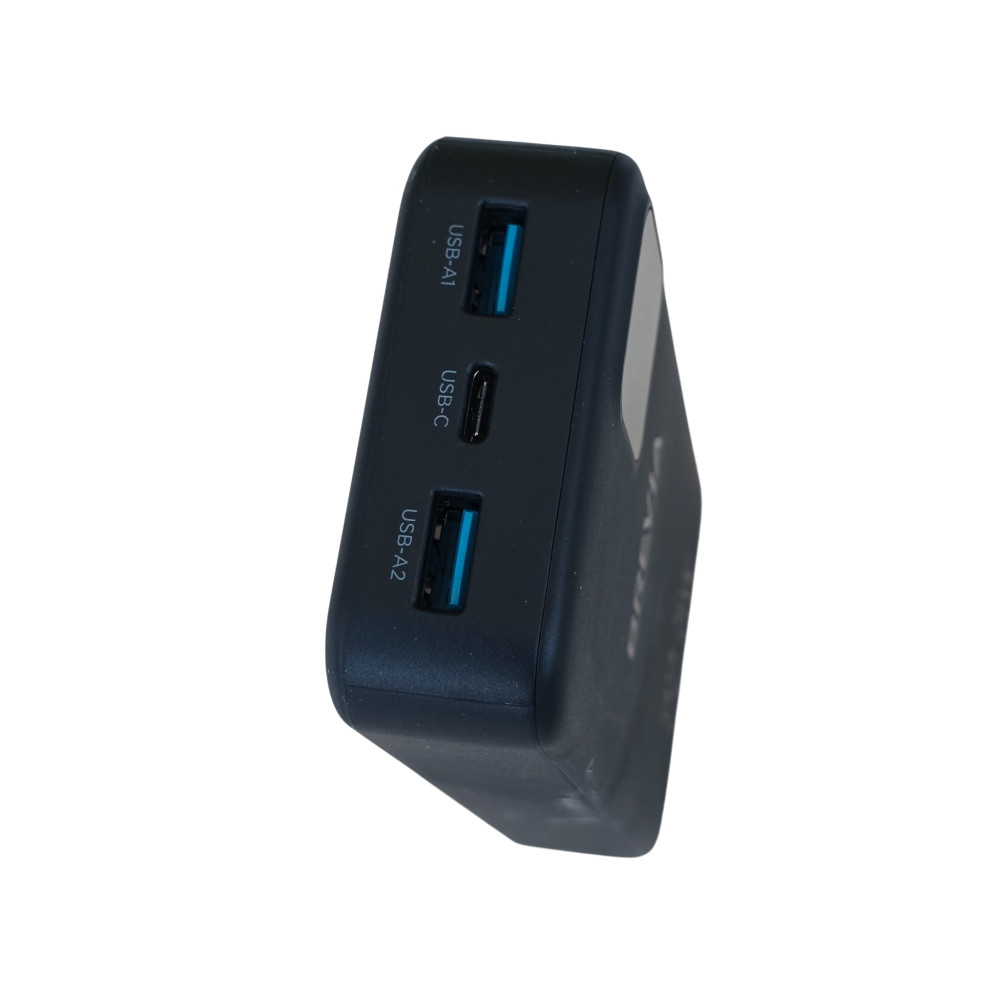 Повербанк (Power Bank) Brevia 20000mAh 22,5W, Li-Pol, LCD чорний