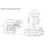 Двигатель бензиновый Partner 170F 7,0 л.с. 19 вал с шкивом
