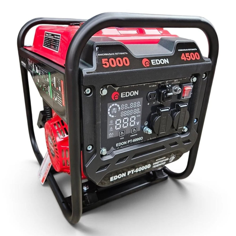 Генератор инверторный Edon PT-6000D 5.0кВт