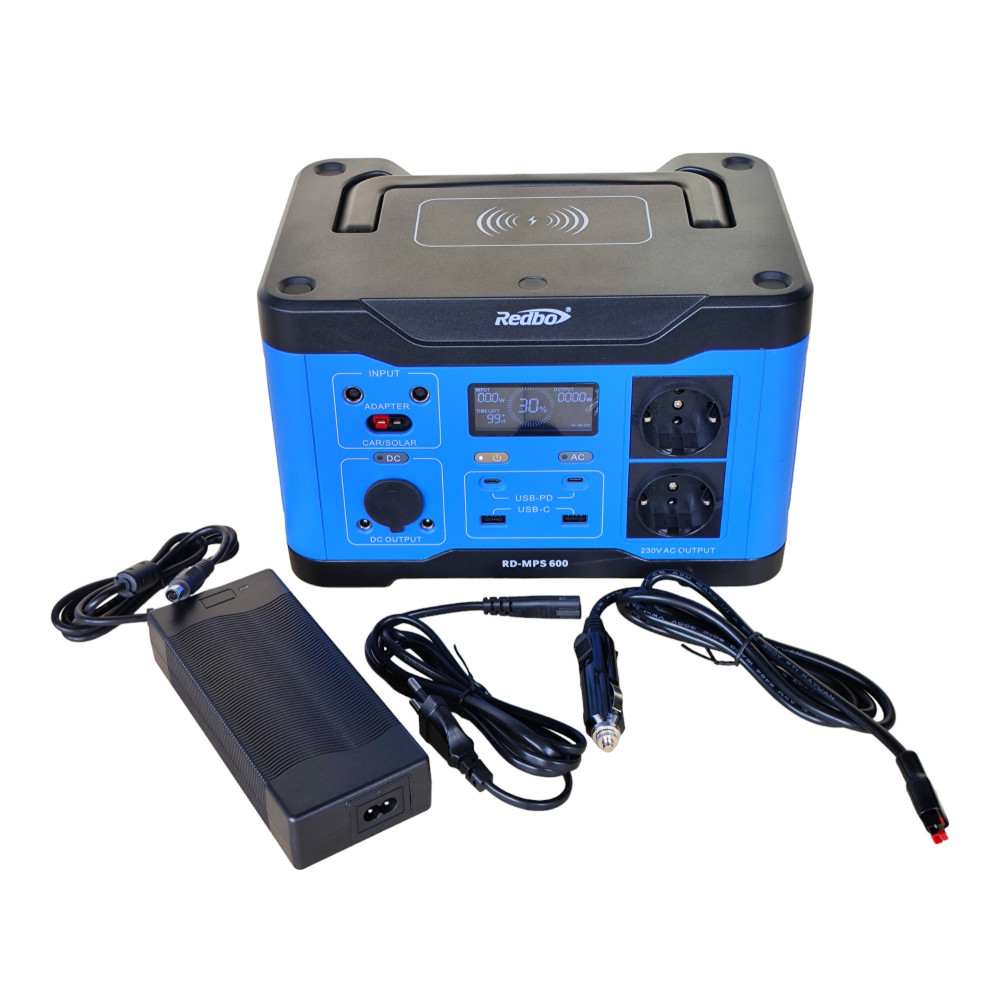Зарядная станция Redbo MPS-600 Portable Power Station 600W 509.6Wh