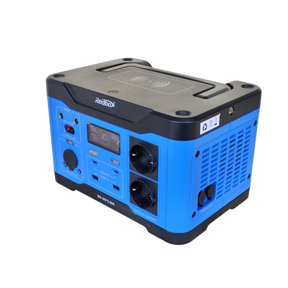Зарядная станция Redbo MPS-600 Portable Power Station 600W 509.6Wh