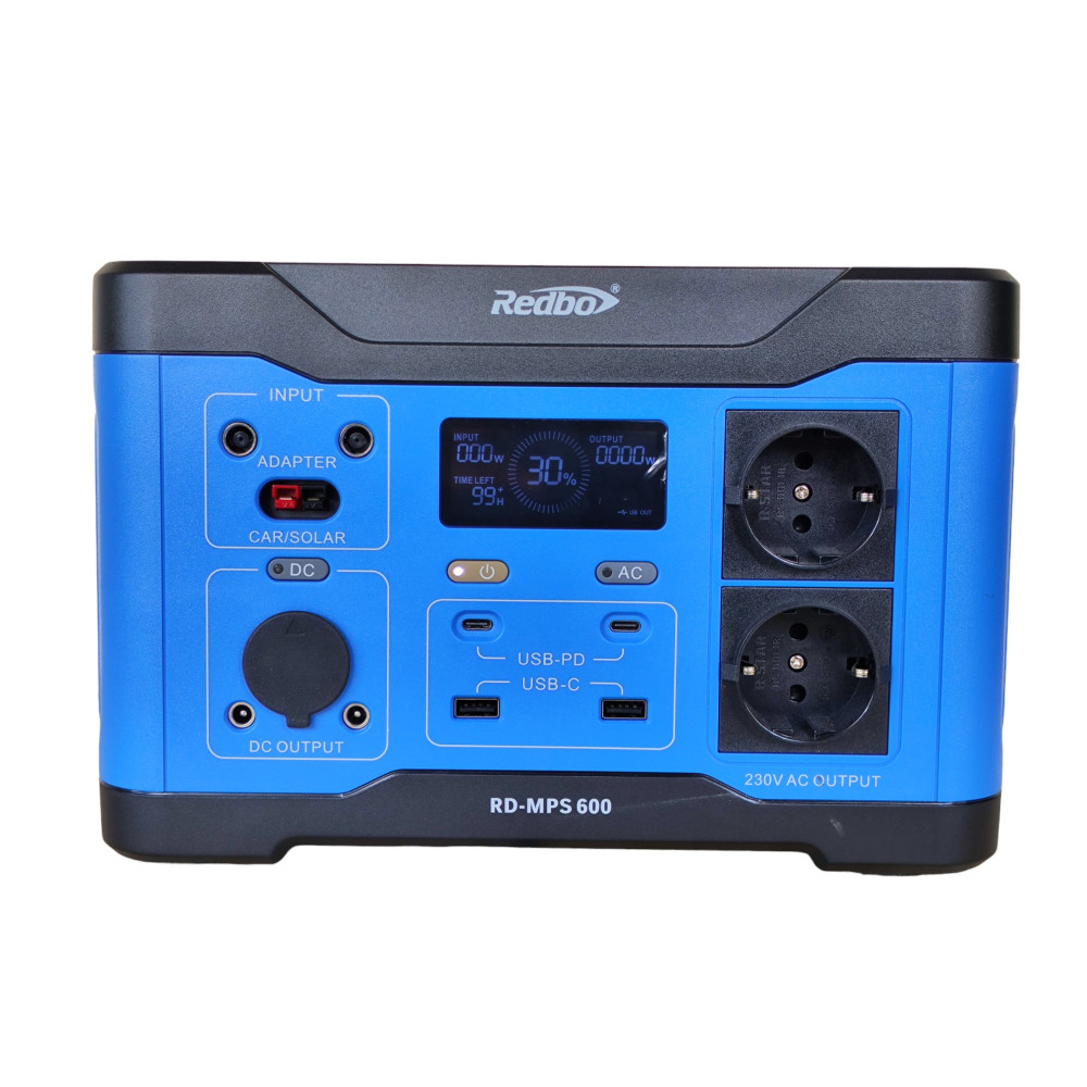Зарядная станция Redbo MPS-600 Portable Power Station 600W 509.6Wh