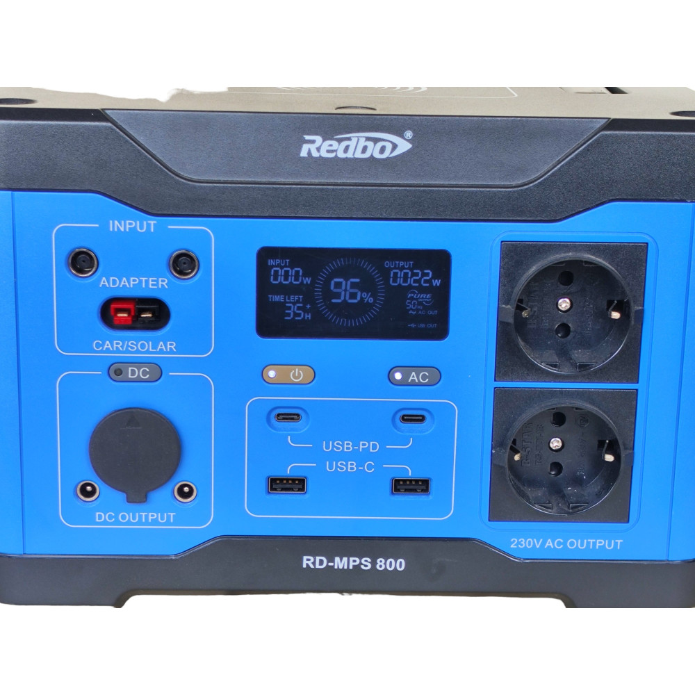 Зарядна станція Redbo MPS-800 Portable Power Station 800W 891.7Wh