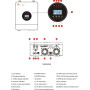 Гибридный солнечный инвертор (hybrid) Felicity Solar IVEM6048
