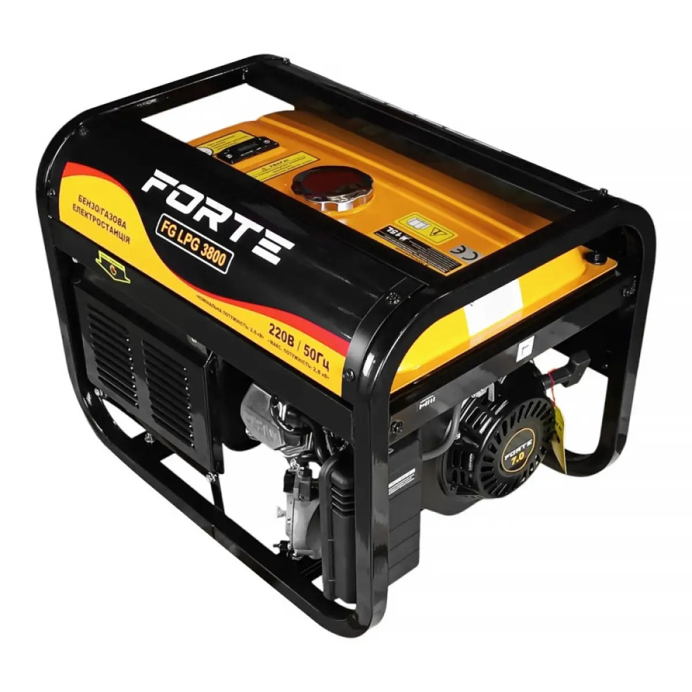 Генератор бензо-газовий Forte FG LPG 3800