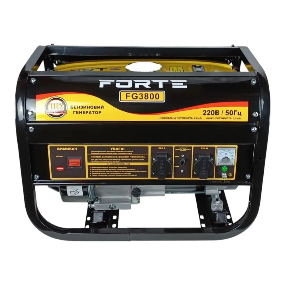 Бензиновий генератор Forte FG3800 PRO(мідна обмотка)