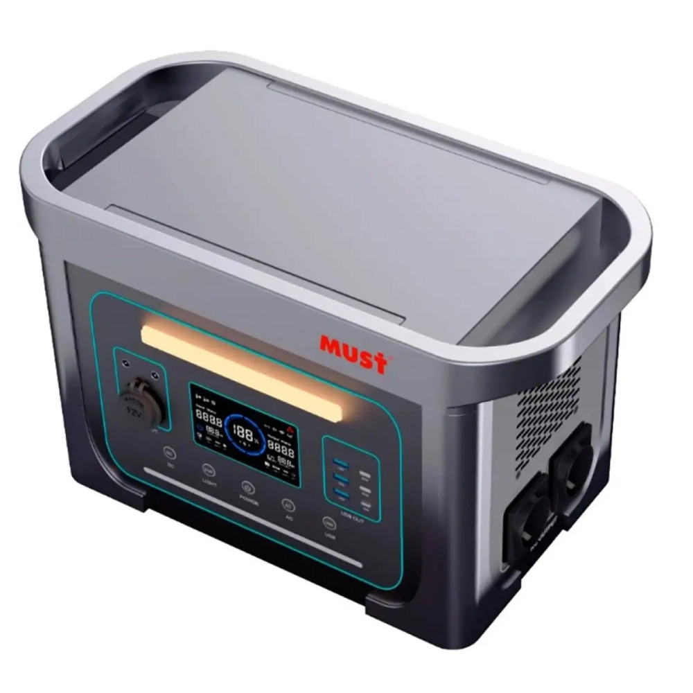 Зарядна станція Must EM181-EM1024S 1000W LiFePO4 LCD