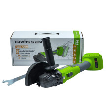 Кутова акумуляторна шліфувальна машина (болгарка) Grosser GAG 120N