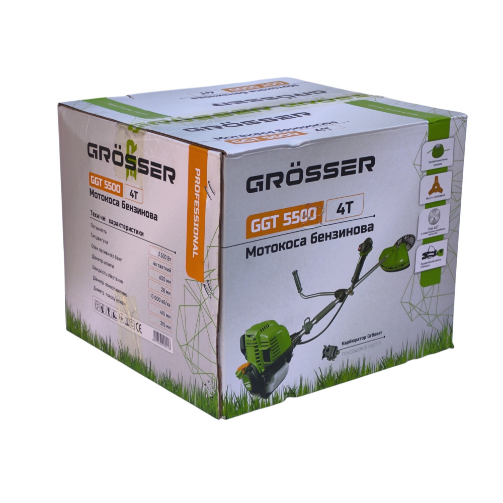 Мотокоса Grosser GGT 5500 (4-х тактна) 2026р.