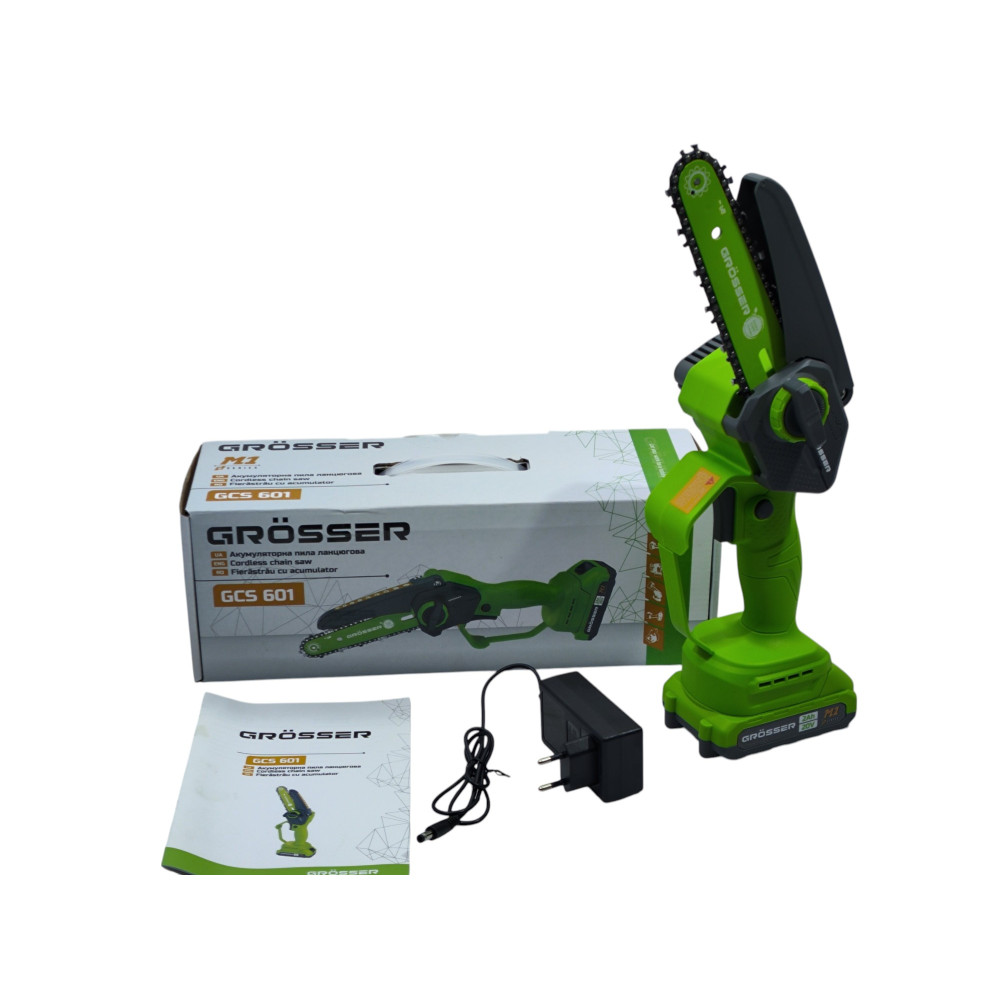 Аккумуляторная цепная пила Grosser GCS 601
