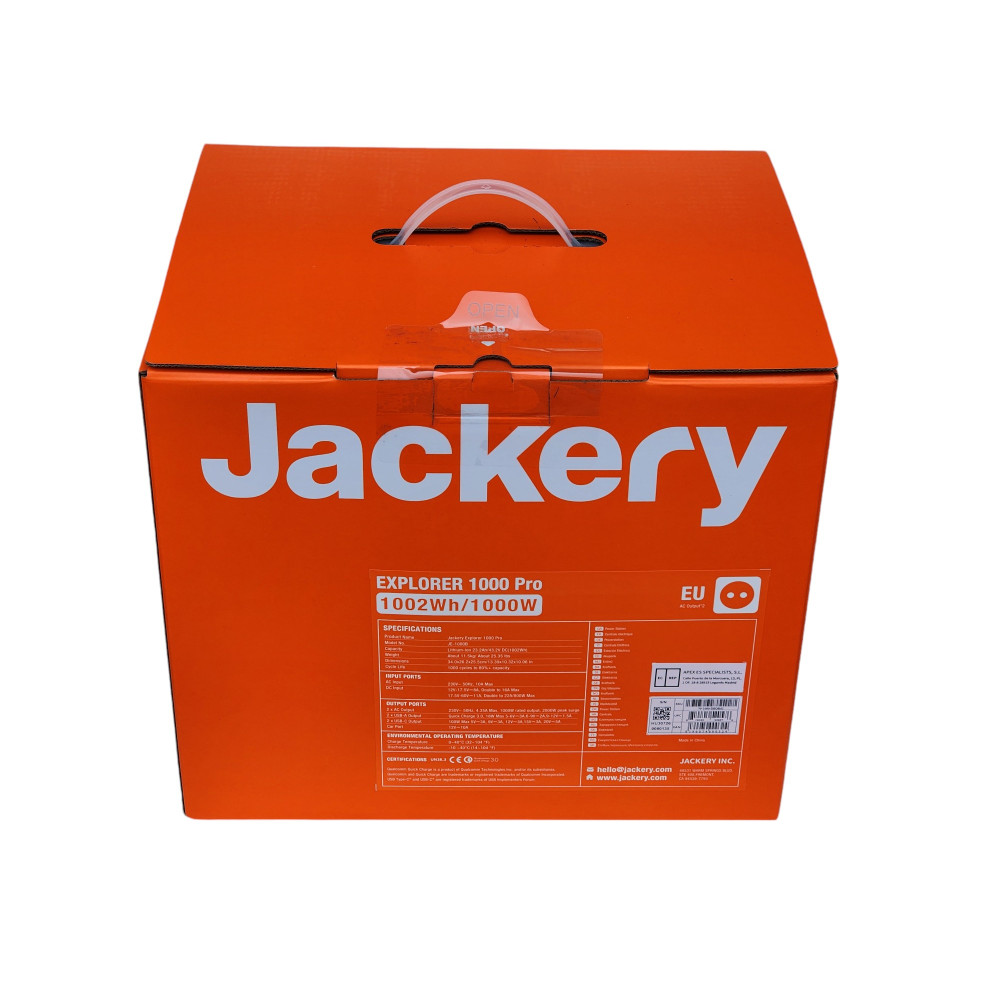 Портативна зарядна станція Jackery Explorer 1000 PRO (1002 Wh/1000 Вт)