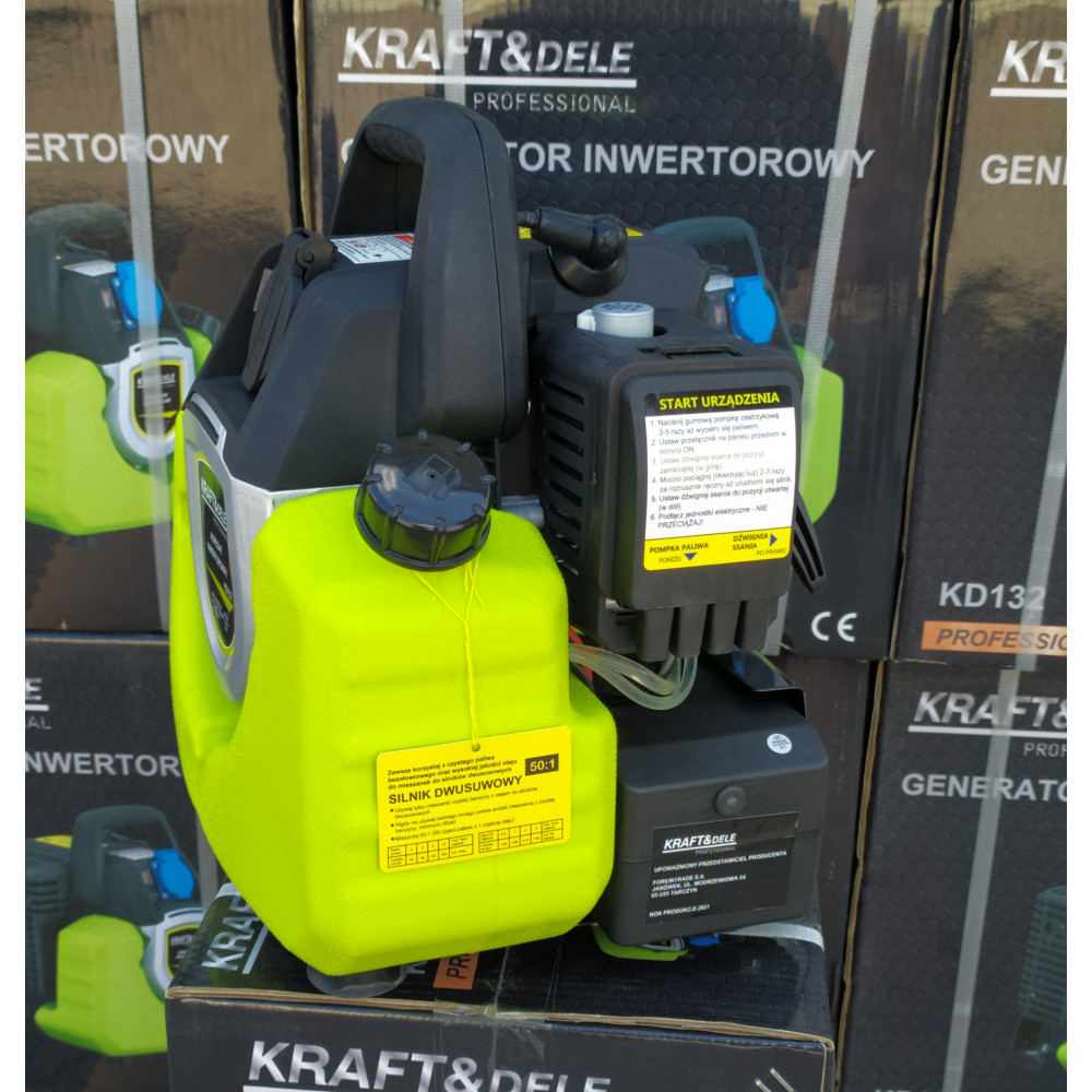 Інверторний генератор Kraft&Dele KD132 1,0кВт