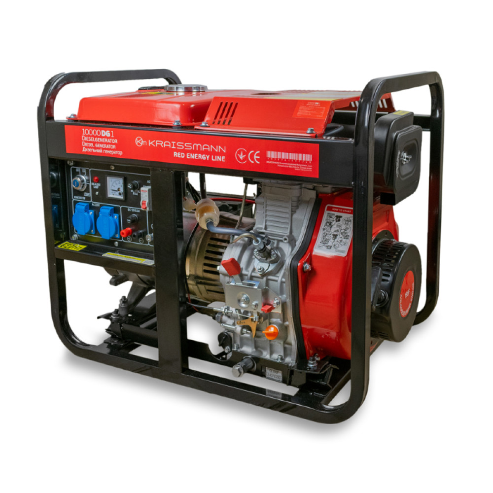 Дизельний генератор Kraissmann 10000 DG 1 RED ENERGY LINE 220 В