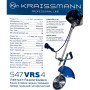 Бензокоса KRAISSMANN 547 VRS 4 Pro (4-х тактная)