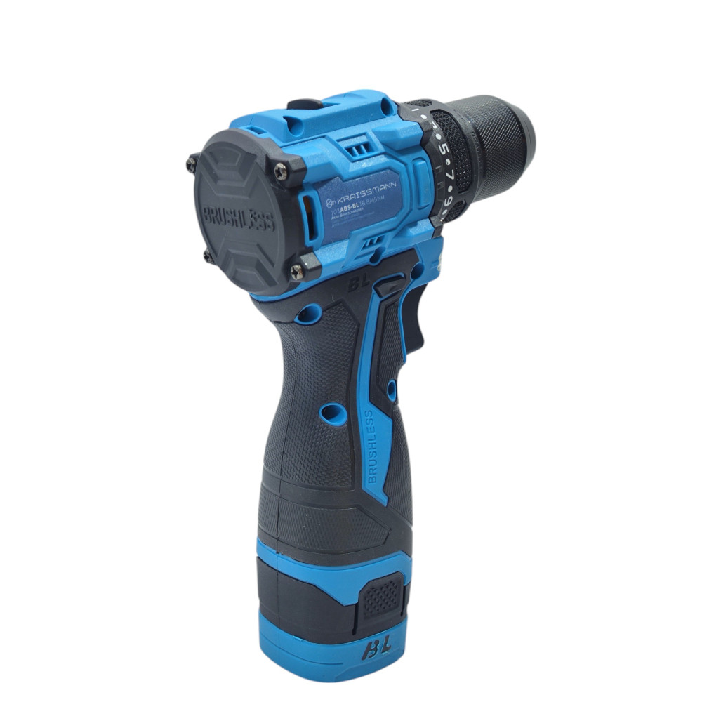 Аккумуляторный шуруповерт KRAISSMANN 103 ABS-BL 16.8/45 Nm (в кейсе)