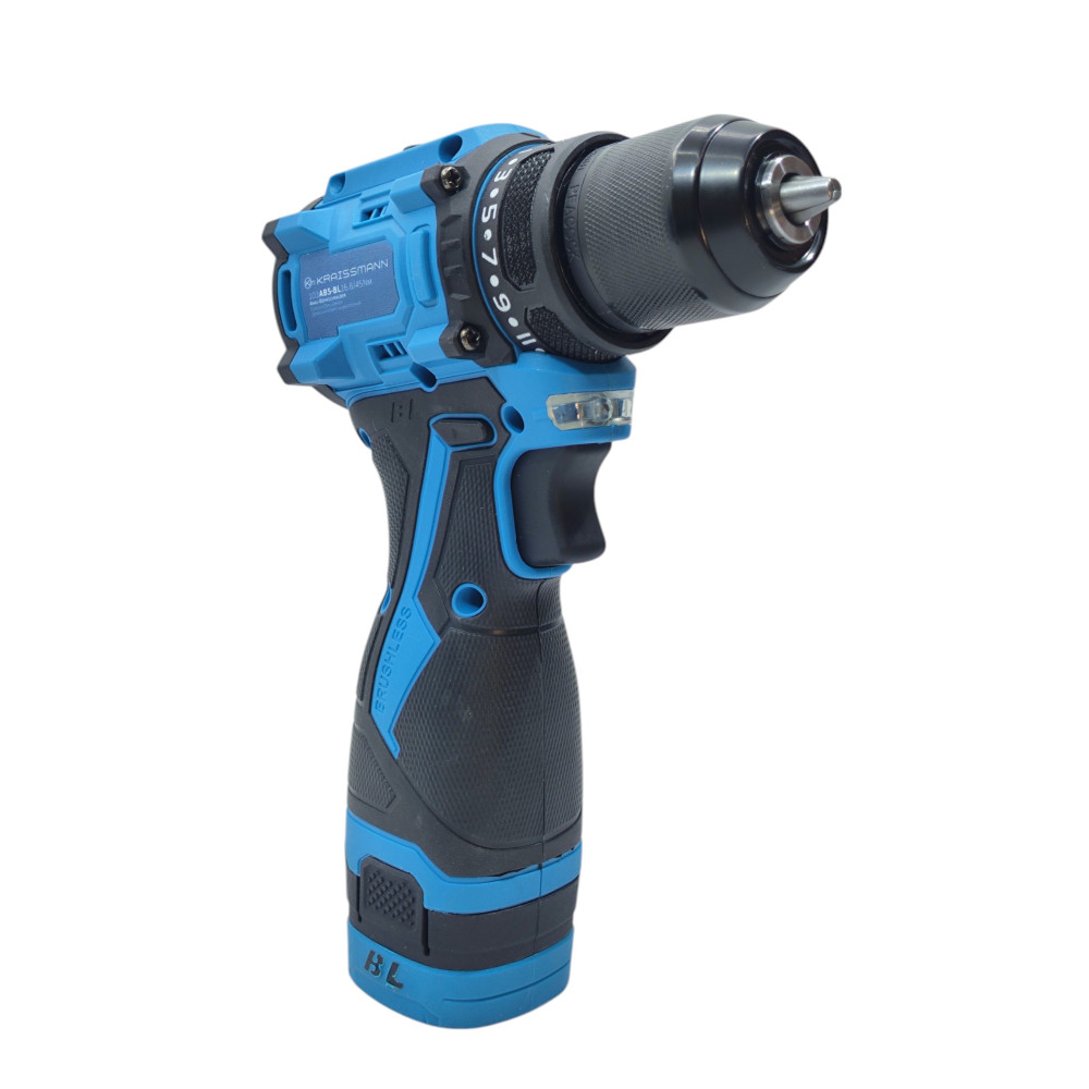 Аккумуляторный шуруповерт KRAISSMANN 103 ABS-BL 16.8/45 Nm (в кейсе)