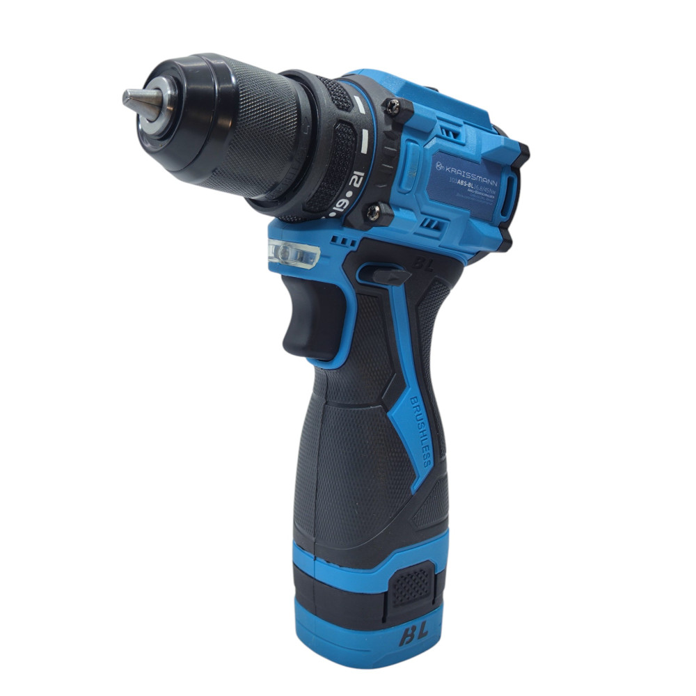 Аккумуляторный шуруповерт KRAISSMANN 103 ABS-BL 16.8/45 Nm (в кейсе)