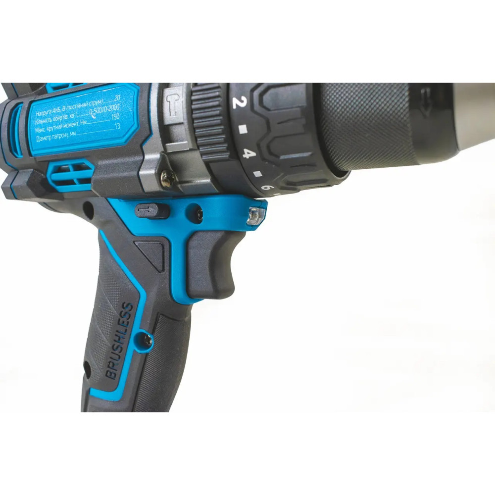 Шуруповерт акумуляторний KRAISSMANN 4135 E-ABS-BL 20/2 MP ударний