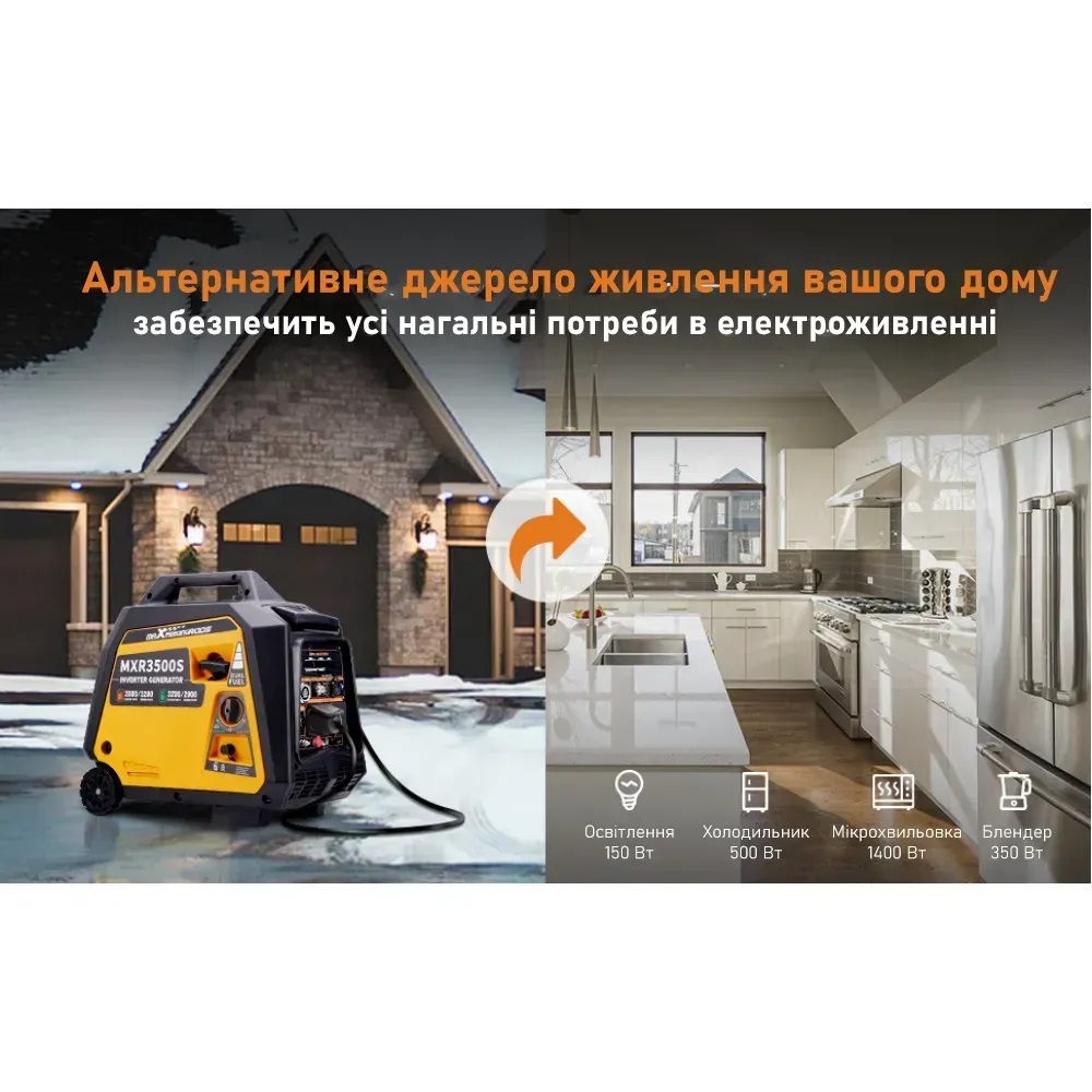 Инверторный генератор MaXpeedingRods MXR3500s 3.5кВт