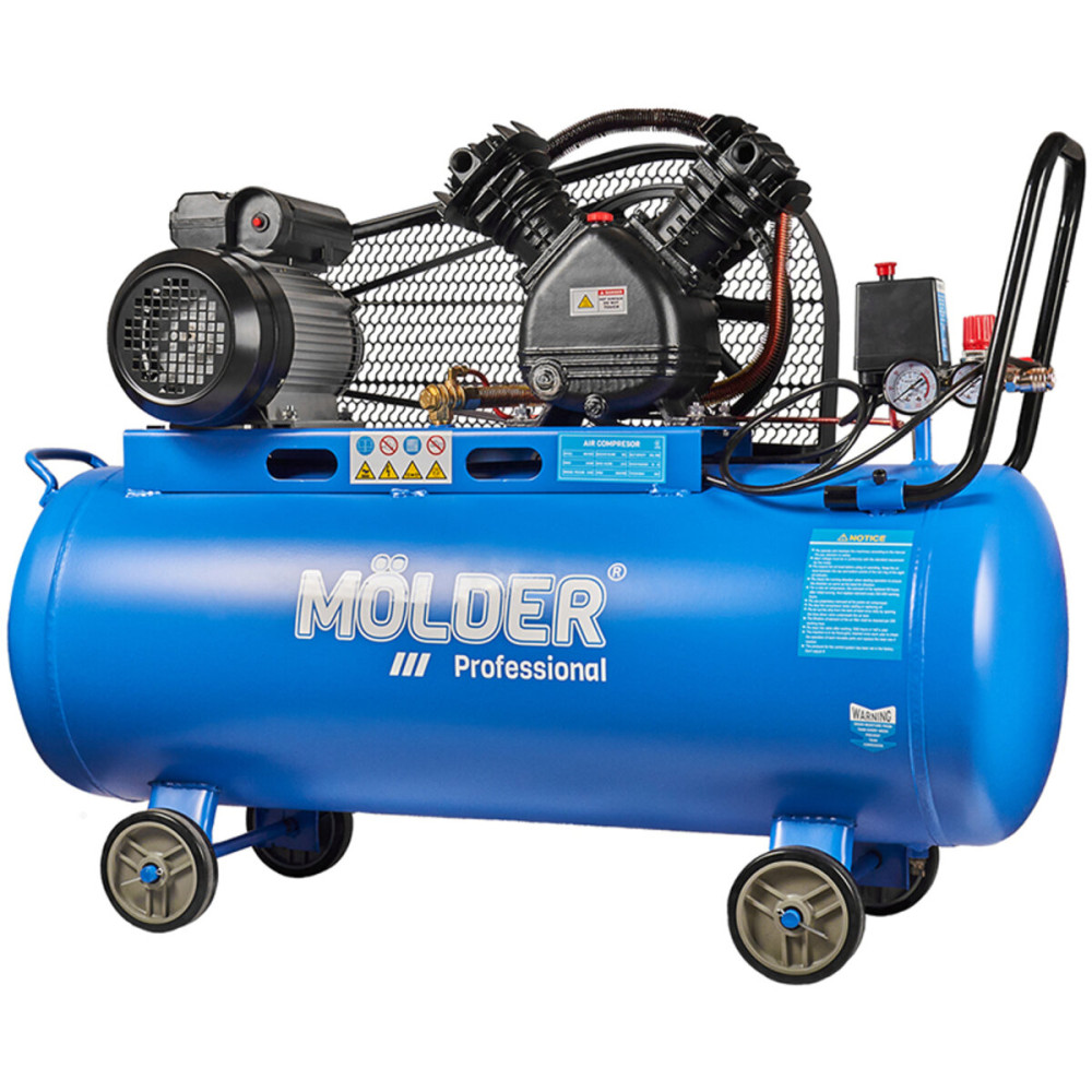 Компрессор воздушный Molder MA31000 с ресивером 100л, 336л/мин, 2200Вт