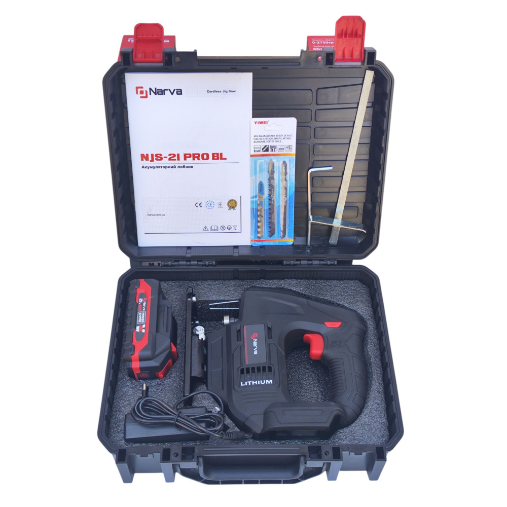 Аккумуляторный лобзик NARVA NJS-21 PRO BL