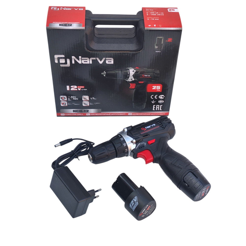 Шуруповерт акумуляторний Narva NCD-12