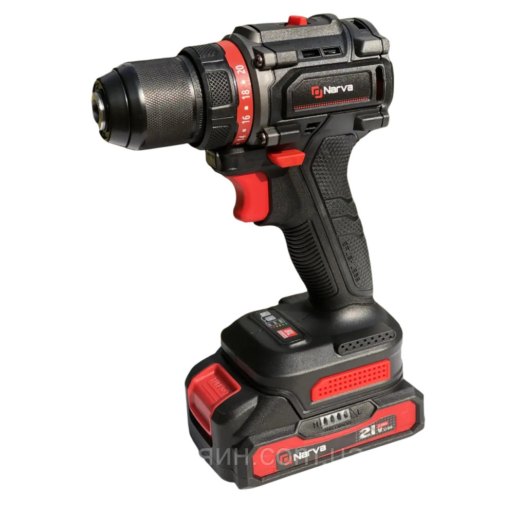 Аккумуляторный шуруповерт Narva NCD-21 PRO BL (бесщеточный)