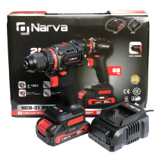Аккумуляторный шуруповерт Narva NCD-21 PRO BL (бесщеточный)