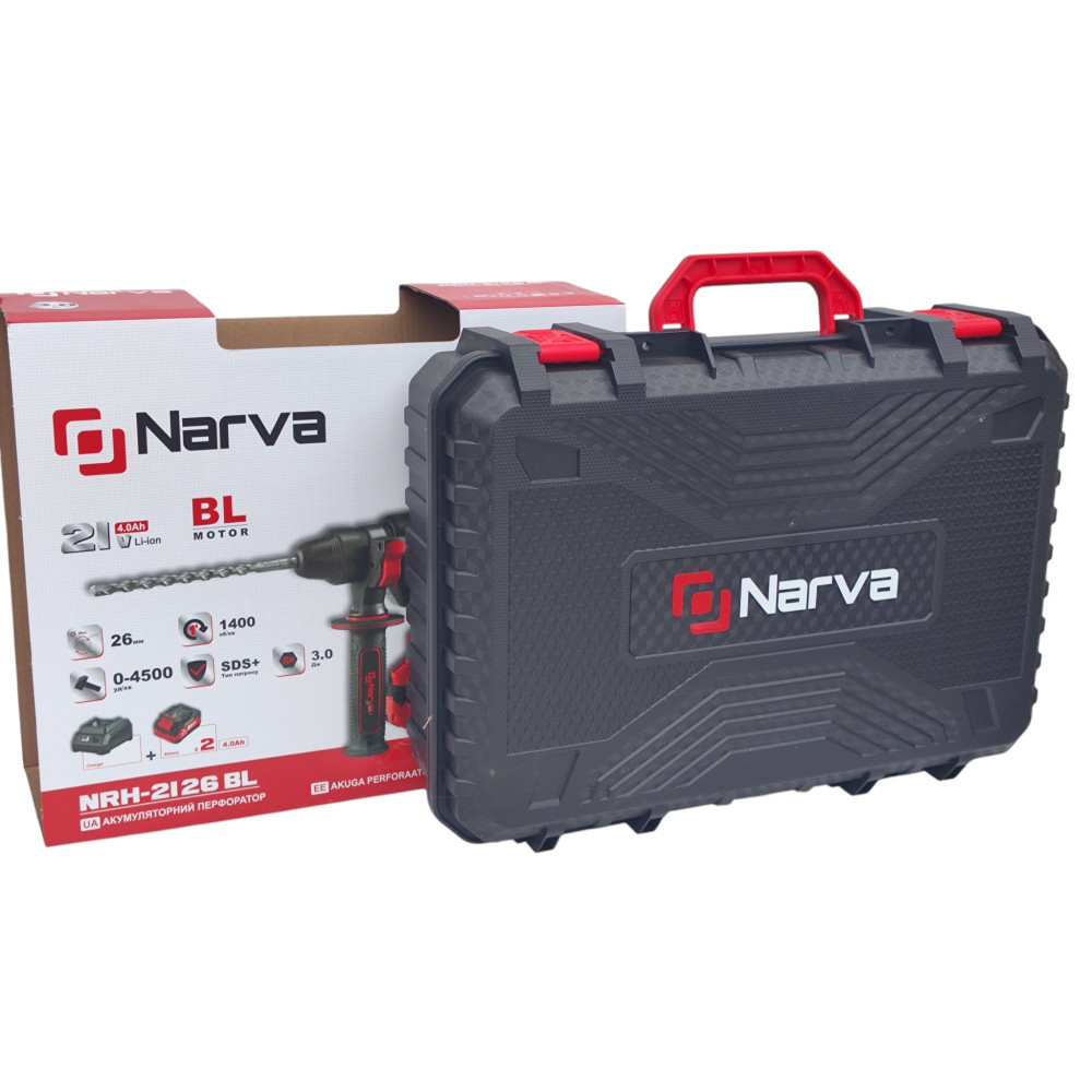 Перфоратор аккумуляторний Narva NRH-2126 BL