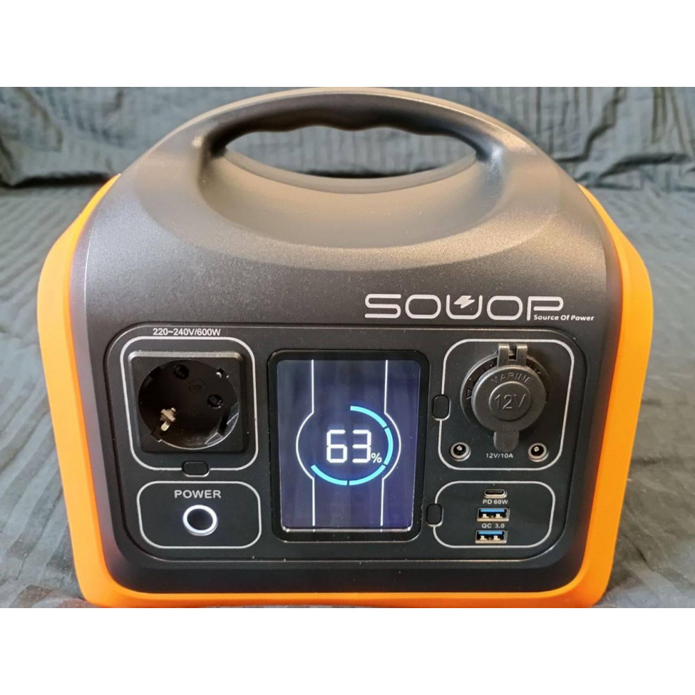 Портативна зарядна станція Souop 600