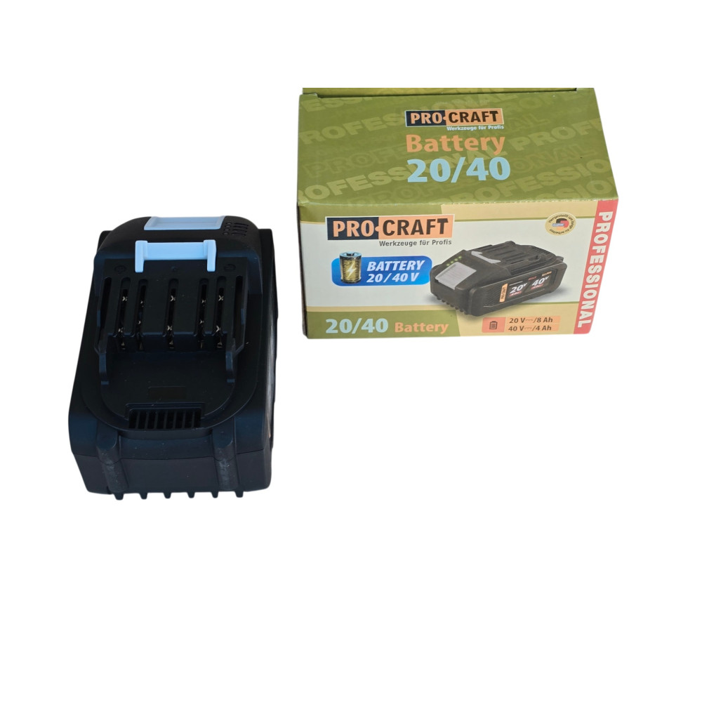 Акумуляторна батарея Procraft Battery 20/40V 8/4 Аг