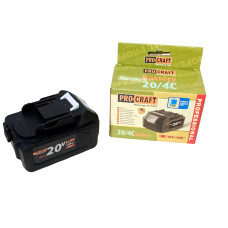 Акумуляторна батарея Procraft Battery 20/4C 4 А/год Type-C