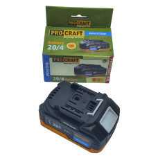 Акумуляторна батарея Procraft Battery20/4 industrial (20В, 4Ач)