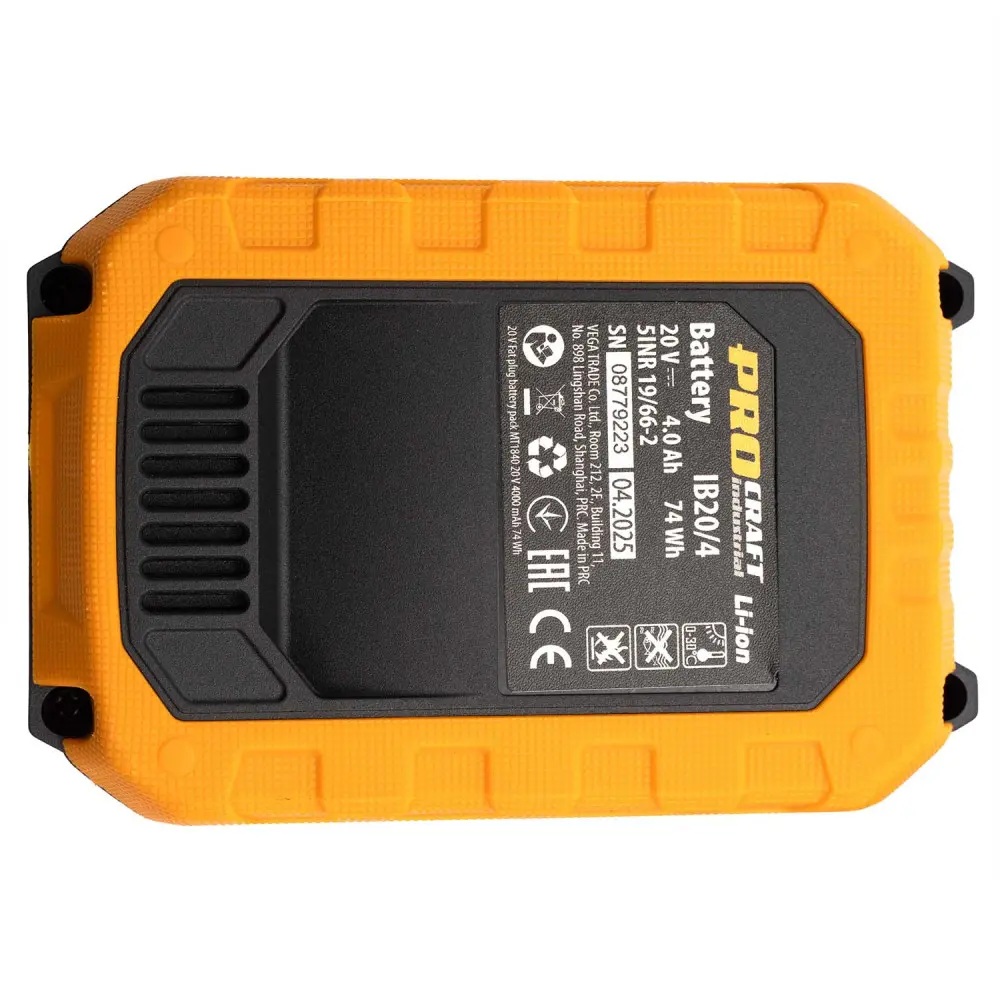 Акумуляторний гвинтоверт Procraft Industrial ID20A (1 АКБ та ЗП)