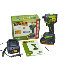 Акумуляторний гвинтоверт Procraft PS20 (1 АКБ і ЗП)