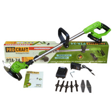 Акумуляторна коса Procraft PTA24 (2АКБ+ЗП)