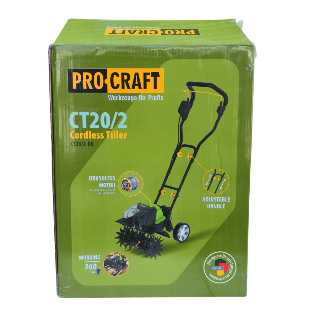 Акумуляторний культиватор Procraft CT20/2 (без АКБ)