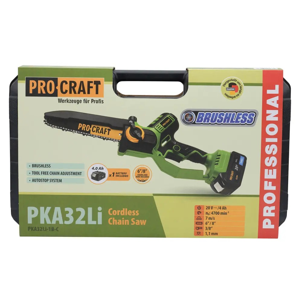 Аккумуляторная мини пила Procraft PKA32Li (АКБ 4Ah)