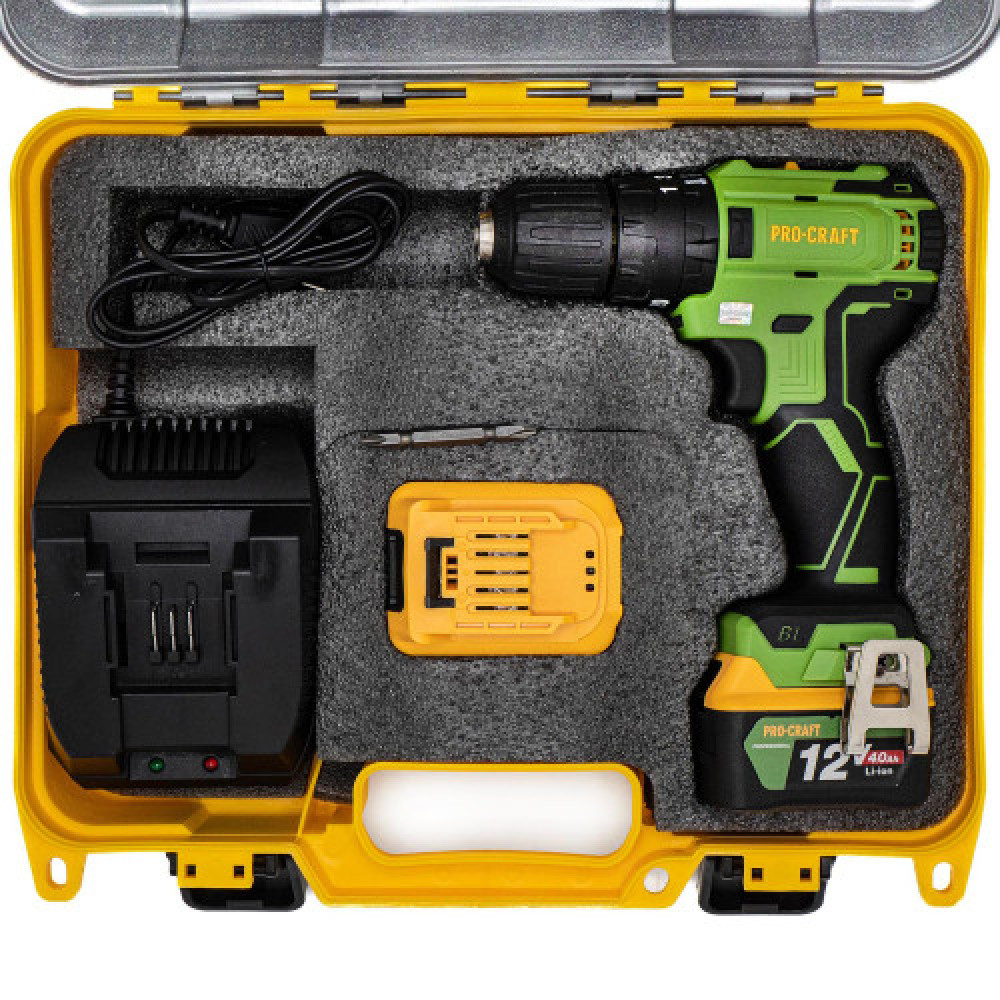 Шуруповерт аккумуляторный Procraft PI-18BL