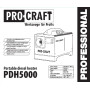 Автономний дизельний обігрівач  Procraft PDH5000 5кВт 12/24/220В