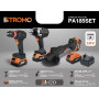 Набор аккумуляторных инструментов Stromo PA185 SET (гайковерт, болгарка, шуруповерт)