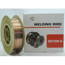 Зварювальний дріт марки ER70S-6 (аналог СВ08Г2С), ф1,0 котушка 5кг
