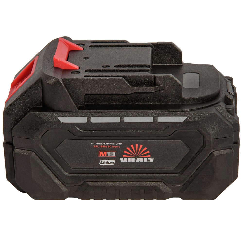 Аккумуляторная батарея Vitals M18 ASL 1830a 5С Type-c