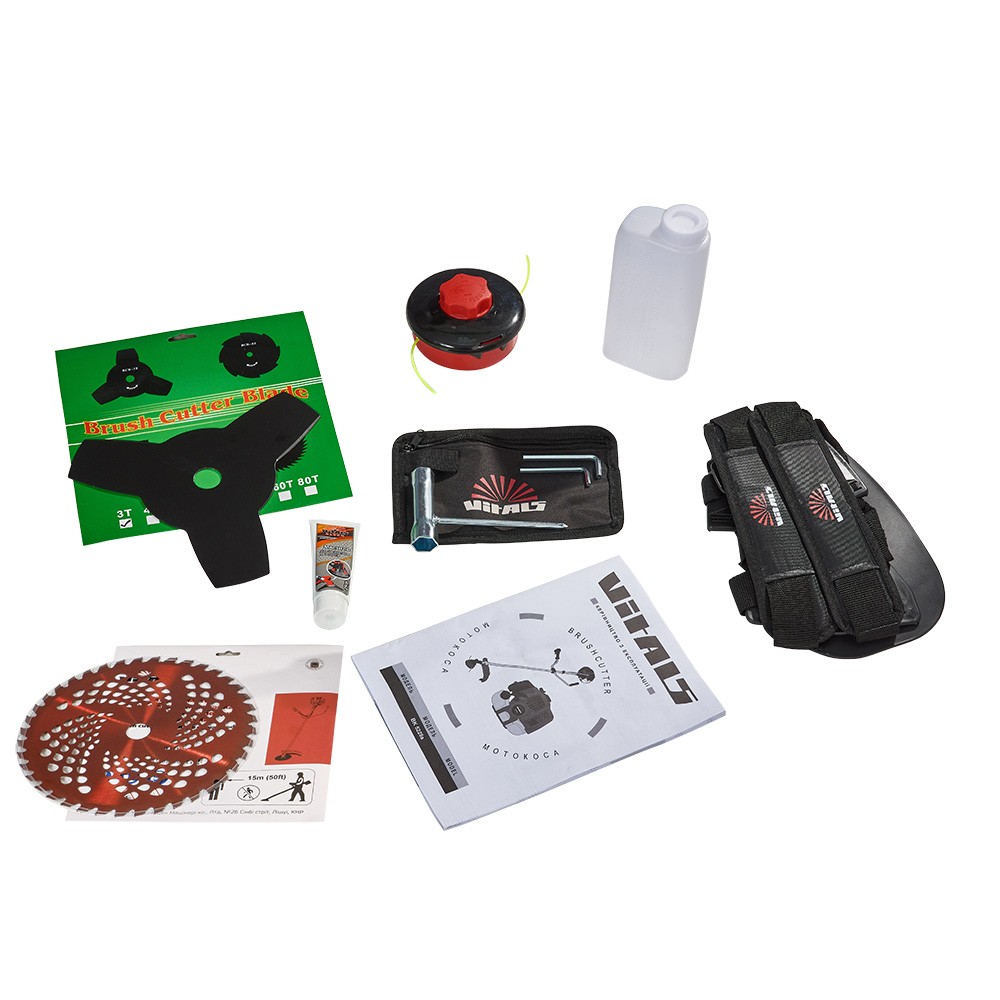 Мотокоса Vitals BK 5225a 1,4 кВт, ранцевая жилетка