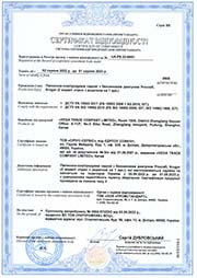 Пилесоси повітродувки садові бензинові - сертифікат відповідності