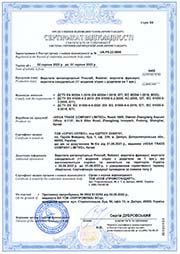 Верстати металорізальні, фрезерні, свердлильні - сертифікат відповідності